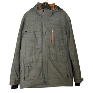 Boulder Gear Men's Waterproof Insulated Ski Snowboard Jacket Grey Size M